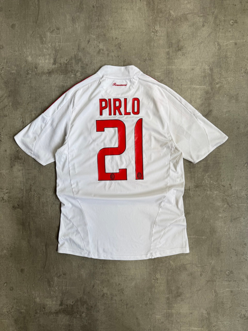 2008/09 AC Milan x Adidas 'Pirlo 21' Away Football Shirt