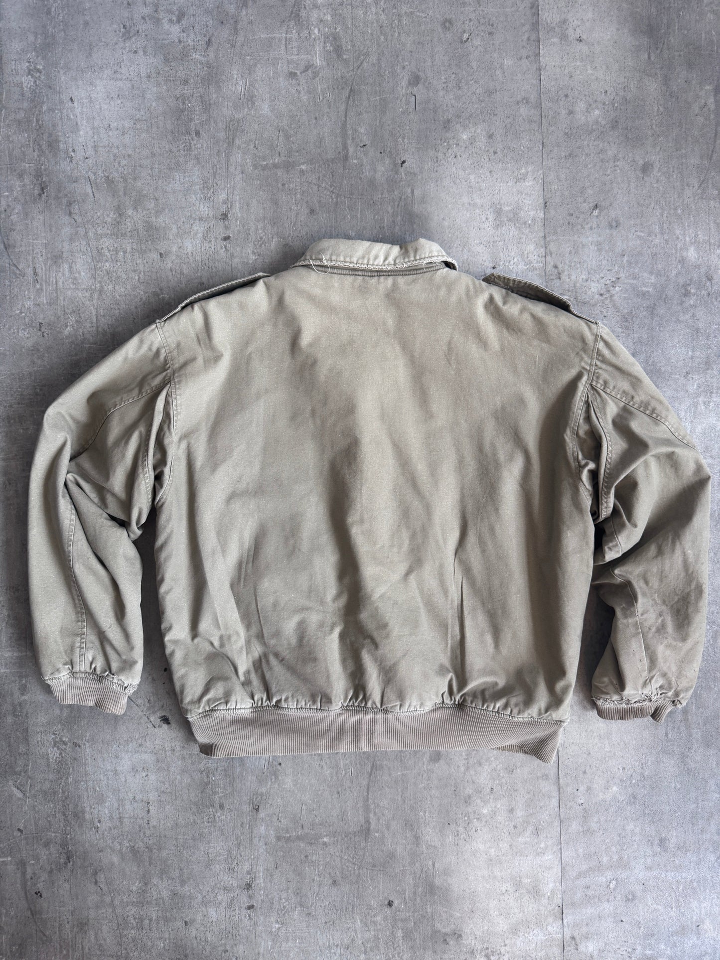 Avirex Patched Bomber Flight Jacket