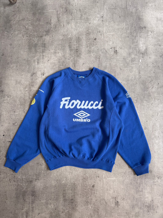 1997 Fiorucci x Inter Milan Logo Sleeve Cotton Crewneck Sweater | Large, Multicoloured