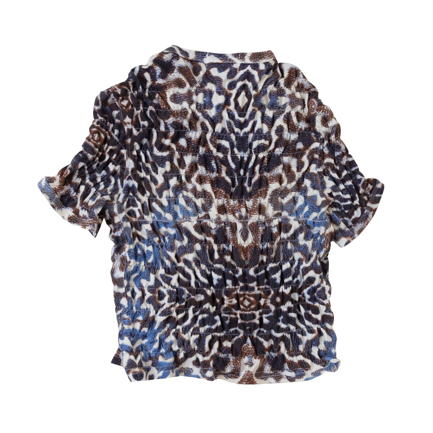 VT Rework : Just Cavalli Leopard Print Shirred Top