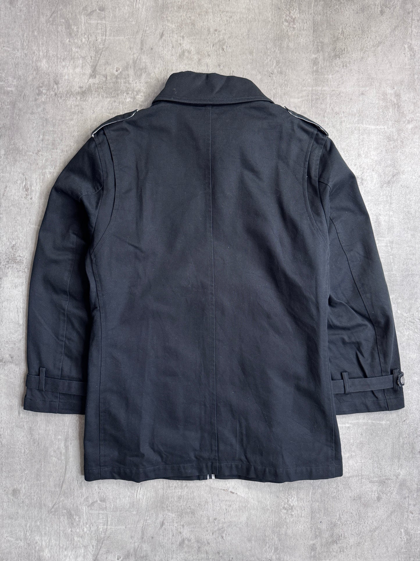 Burberry Black Label Black Cotton Parka Jacket