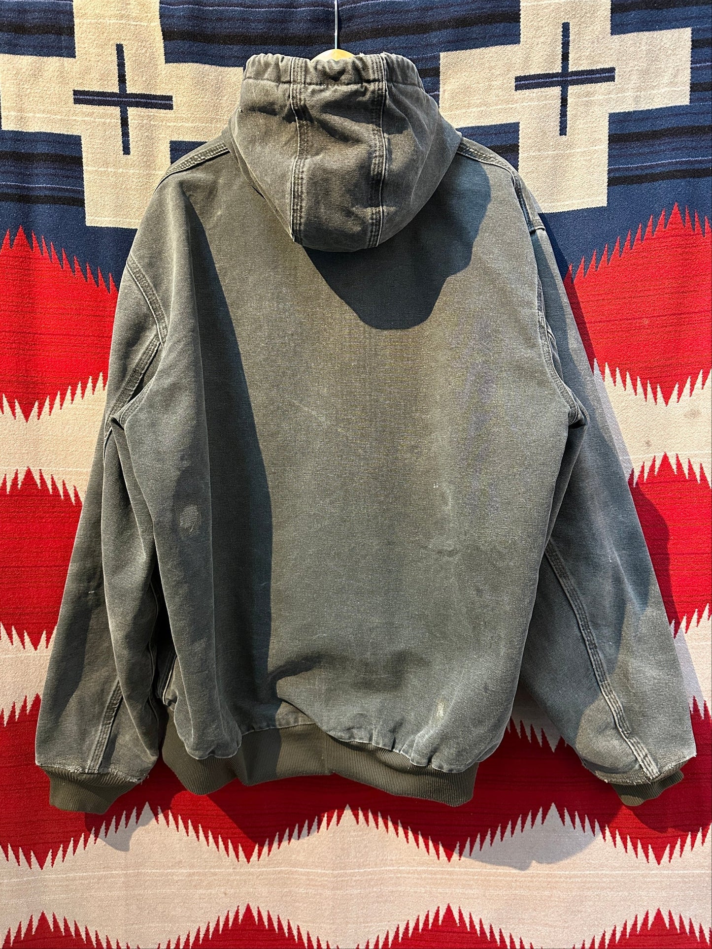 1990s Carhartt Repaired Active Jacket - XLT | Default Title, Red