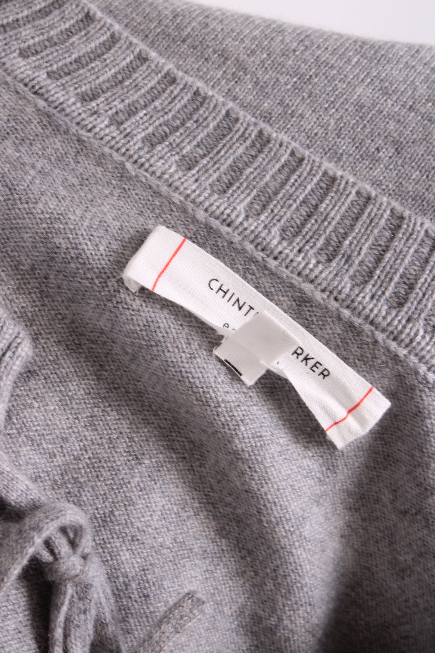 Chinti & Parker L/S Cashmere Jumper Grey M | O/S, Grey