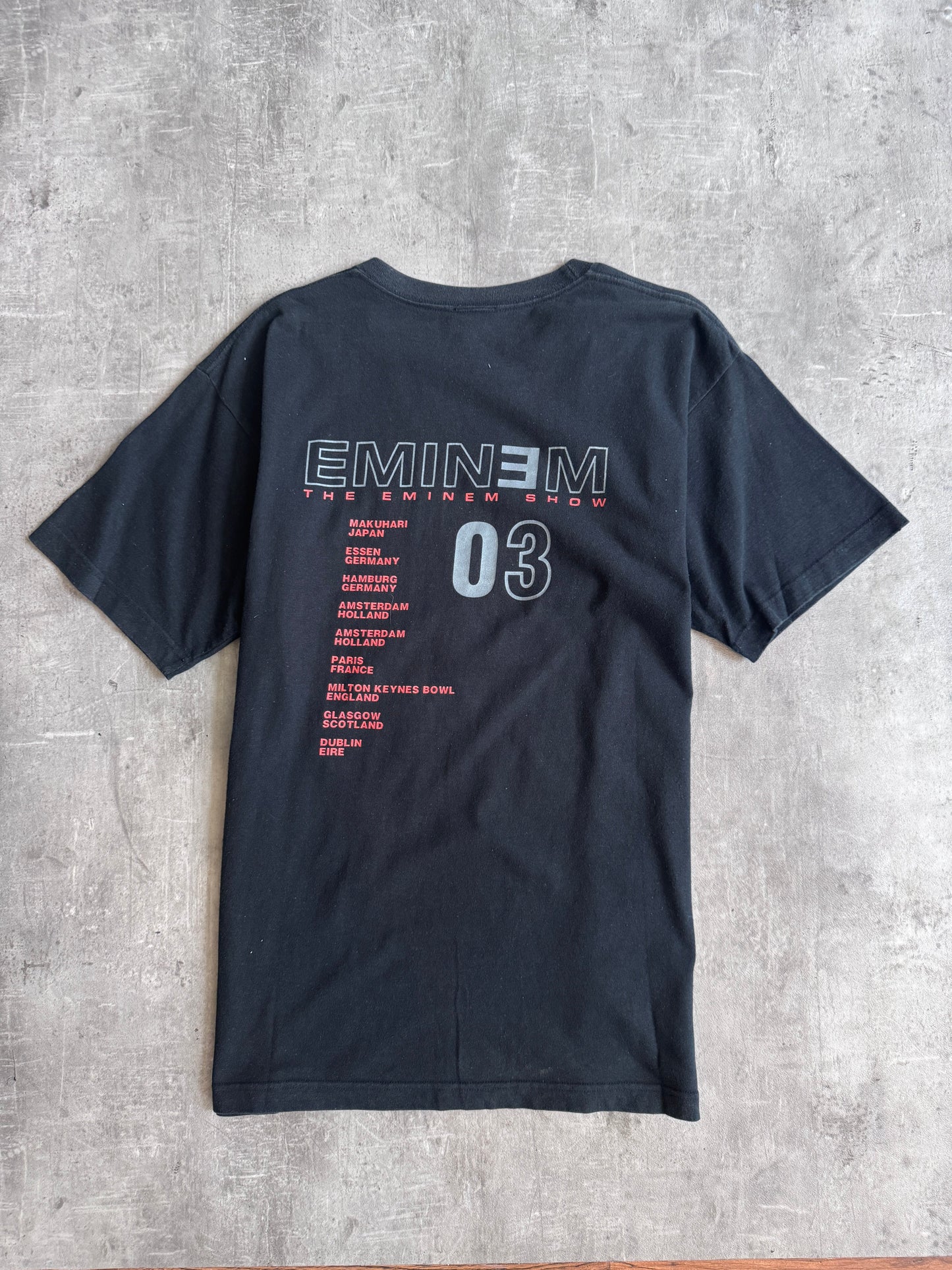 2002 Eminem "The Eminem Show" Black Graphic Tee
