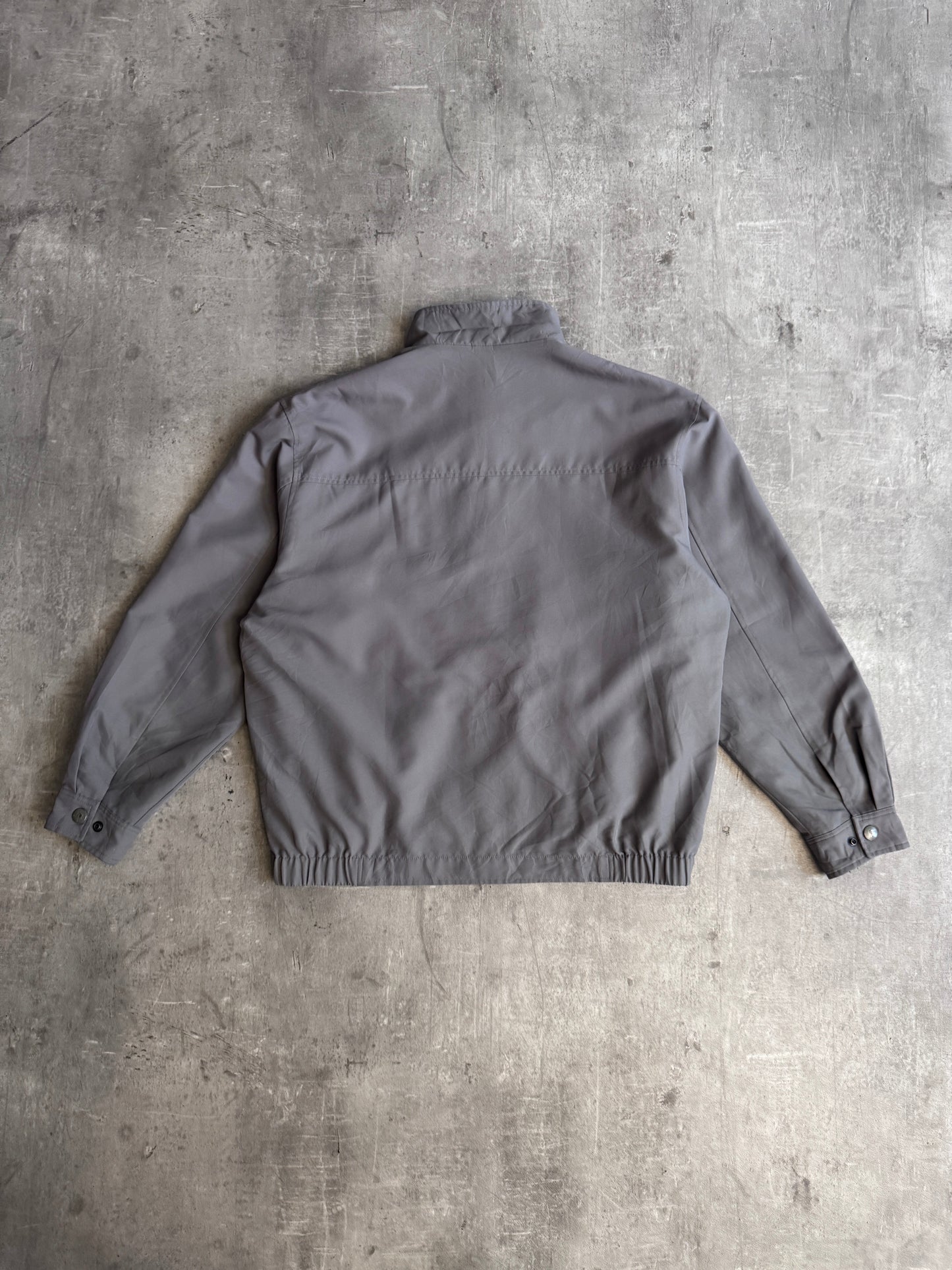 YSL Green-Grey Lightweight Embroidered Blouson