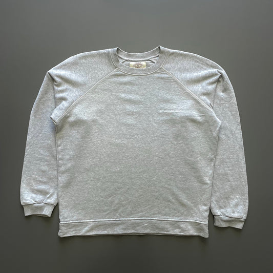 Armani Jeans Grey 90s Raglan Sweatshirt | Large, Grey
