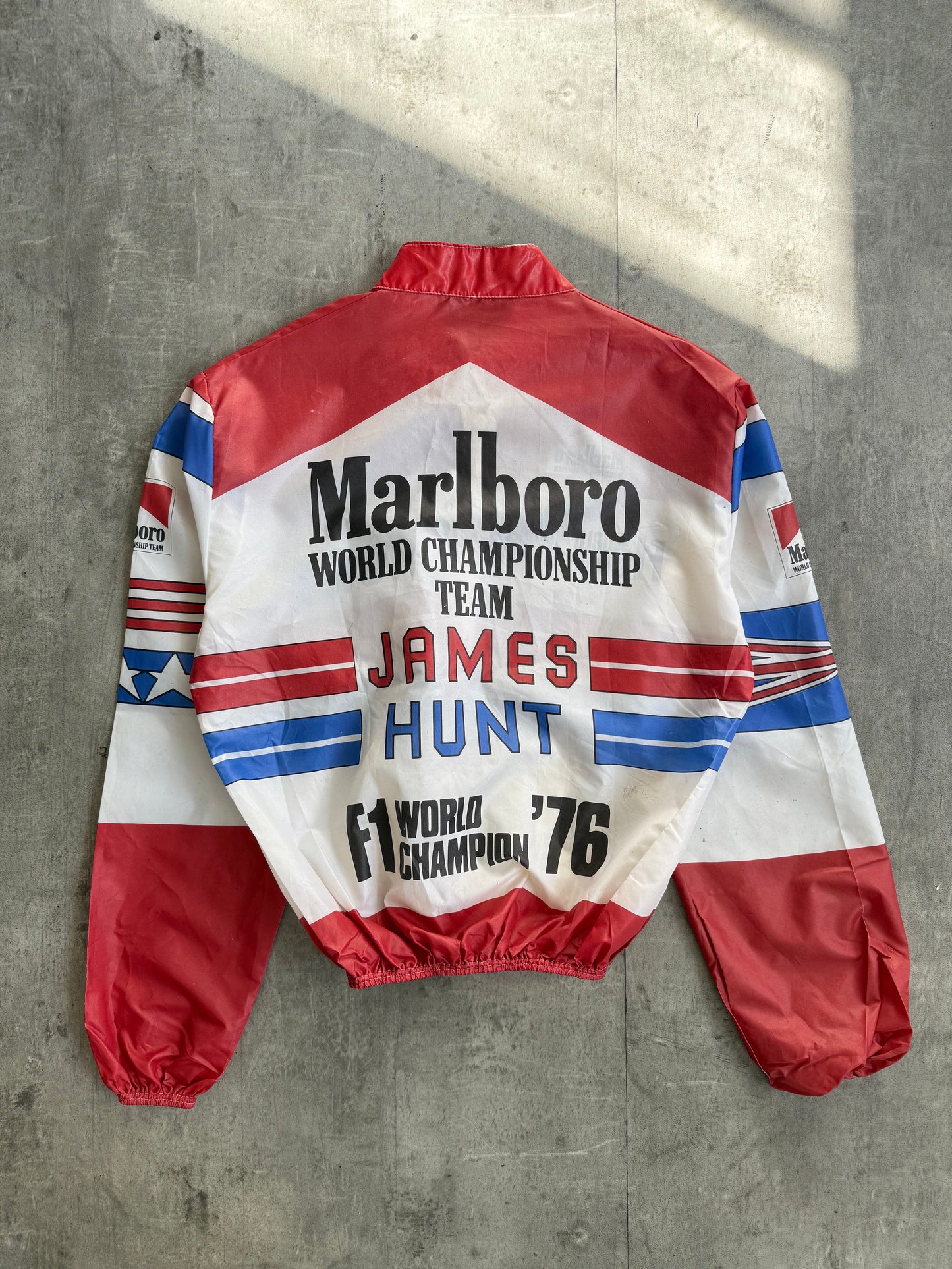 1976 Marlboro F1 Championship James Hunt Promotional Nylon Bomber Jacket