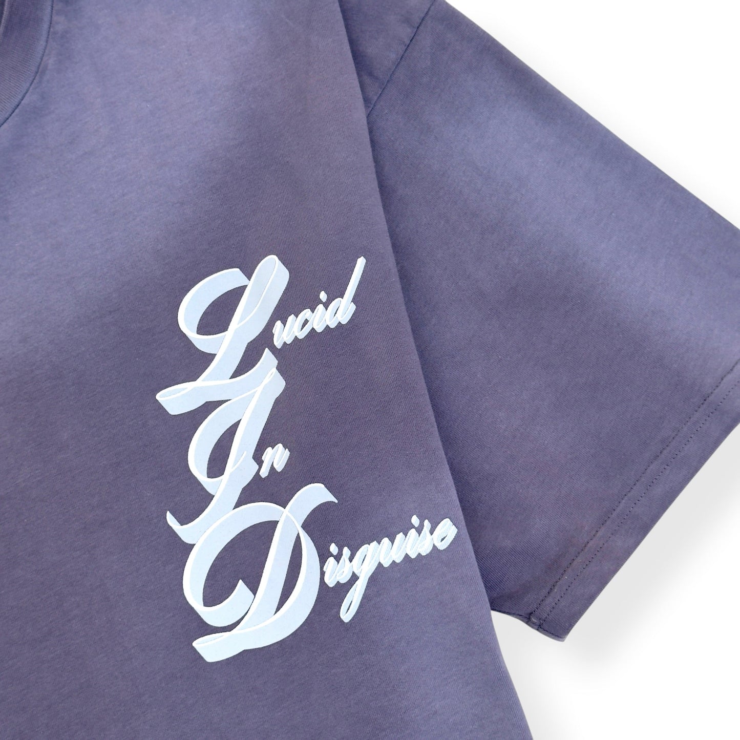 YME STUDIOS DREAMCORPS LUCID IN DISGUISE T-SHIRT SLATE L | Large, Slate