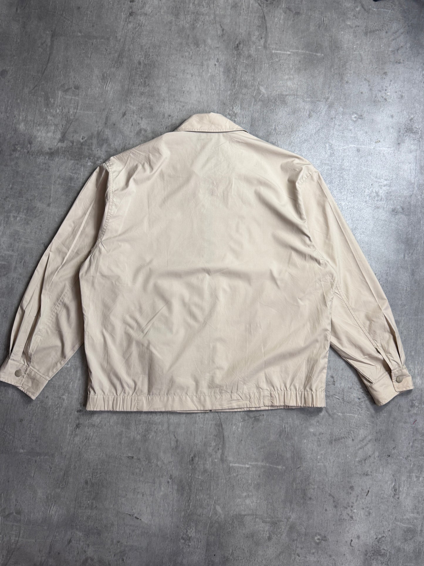 YSL Beige Lightweight Collared Blouson