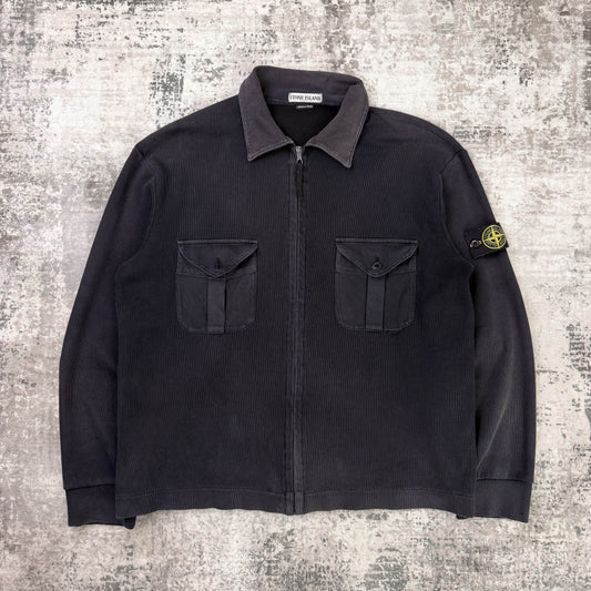 Vintage Stone Island Full Zip Jumper (XL)