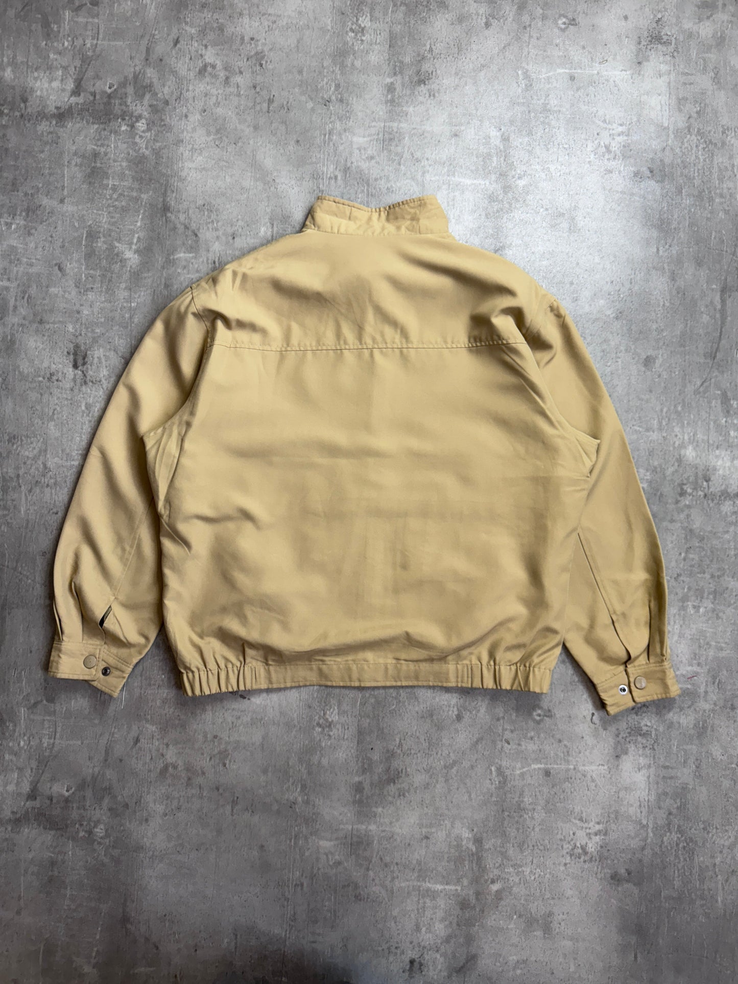 YSL Beige Lightweight Moto Collar Blouson