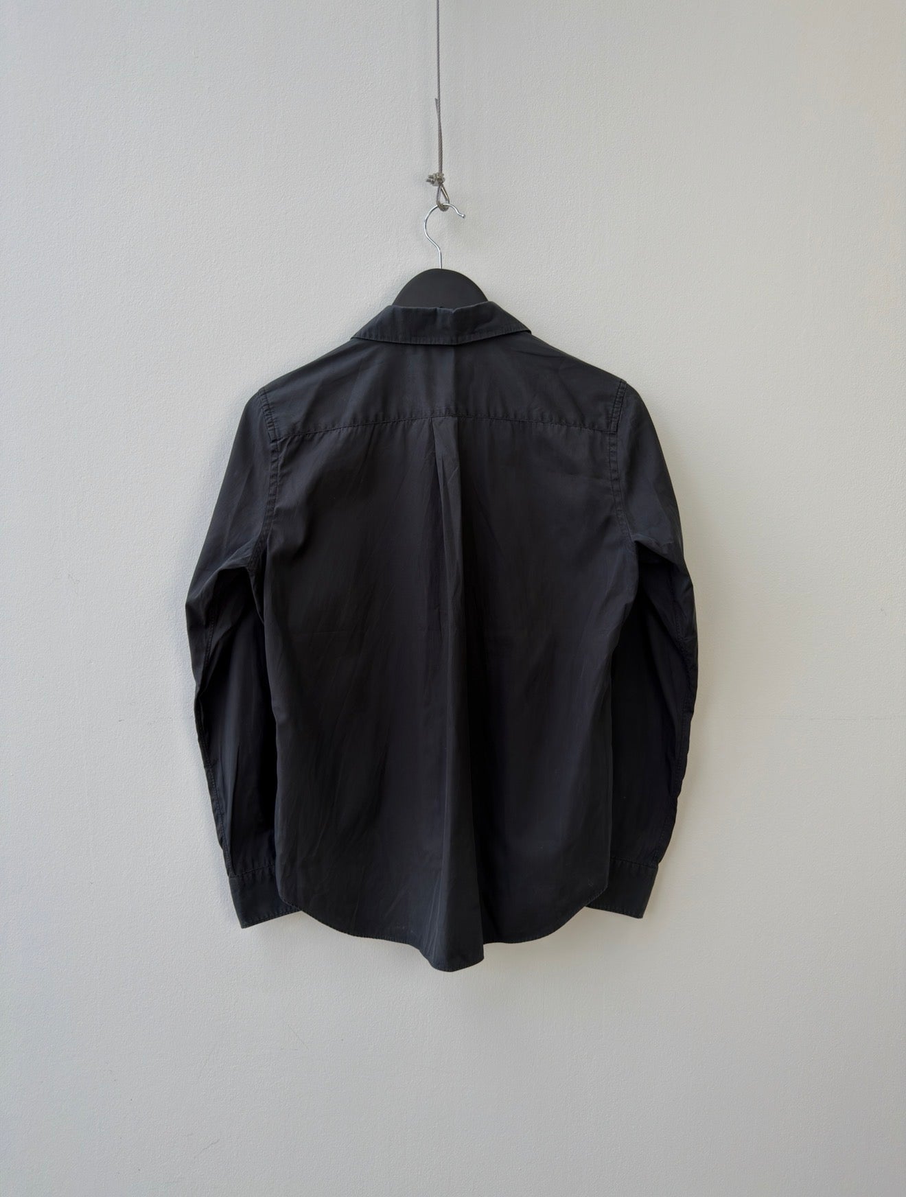 Comme Des Garçon Curved Collar Shirt | O/S, Black