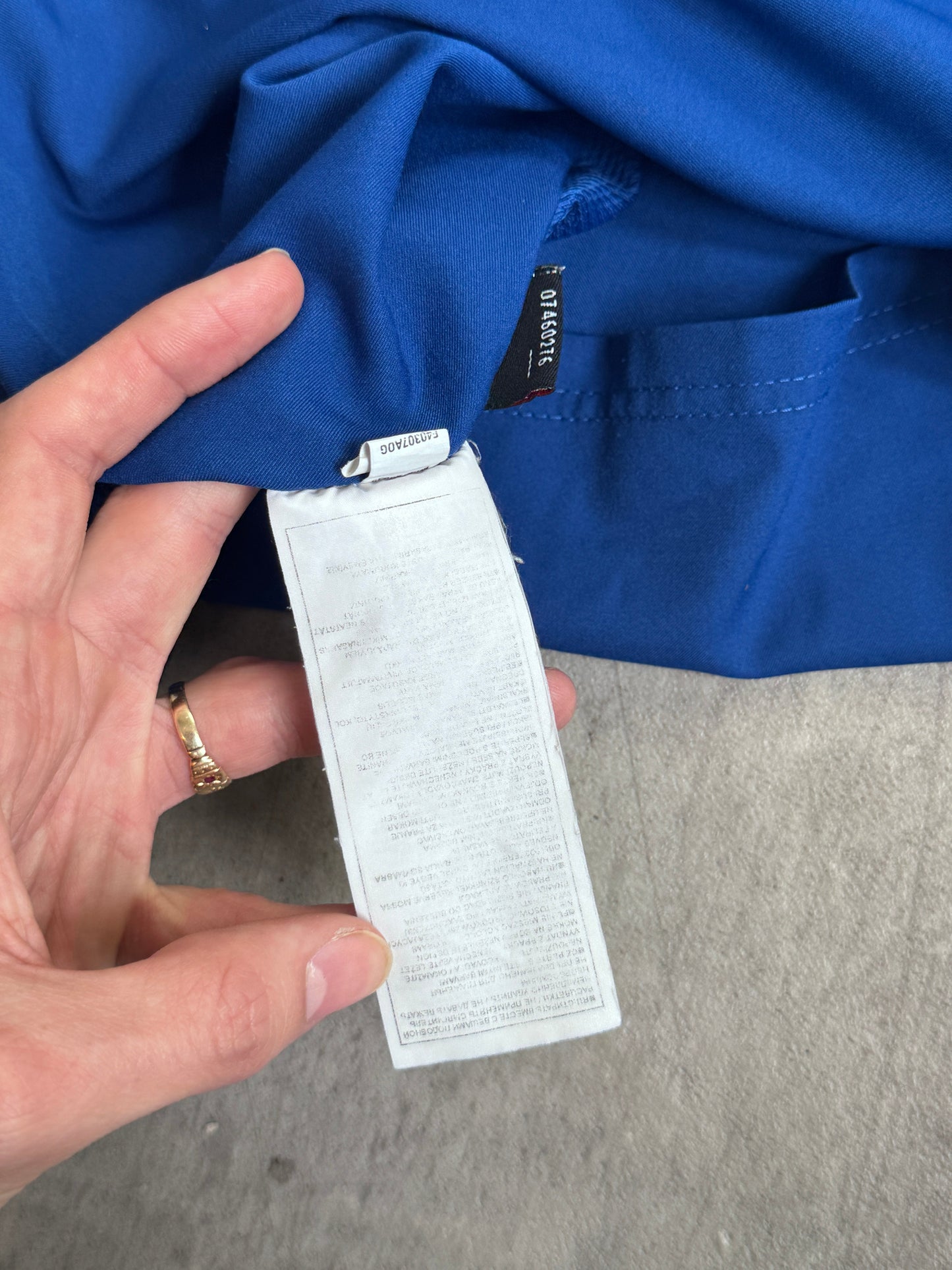 2004-2005 Nike Arsenal Away Fabregas 15 Blue Football Shirt