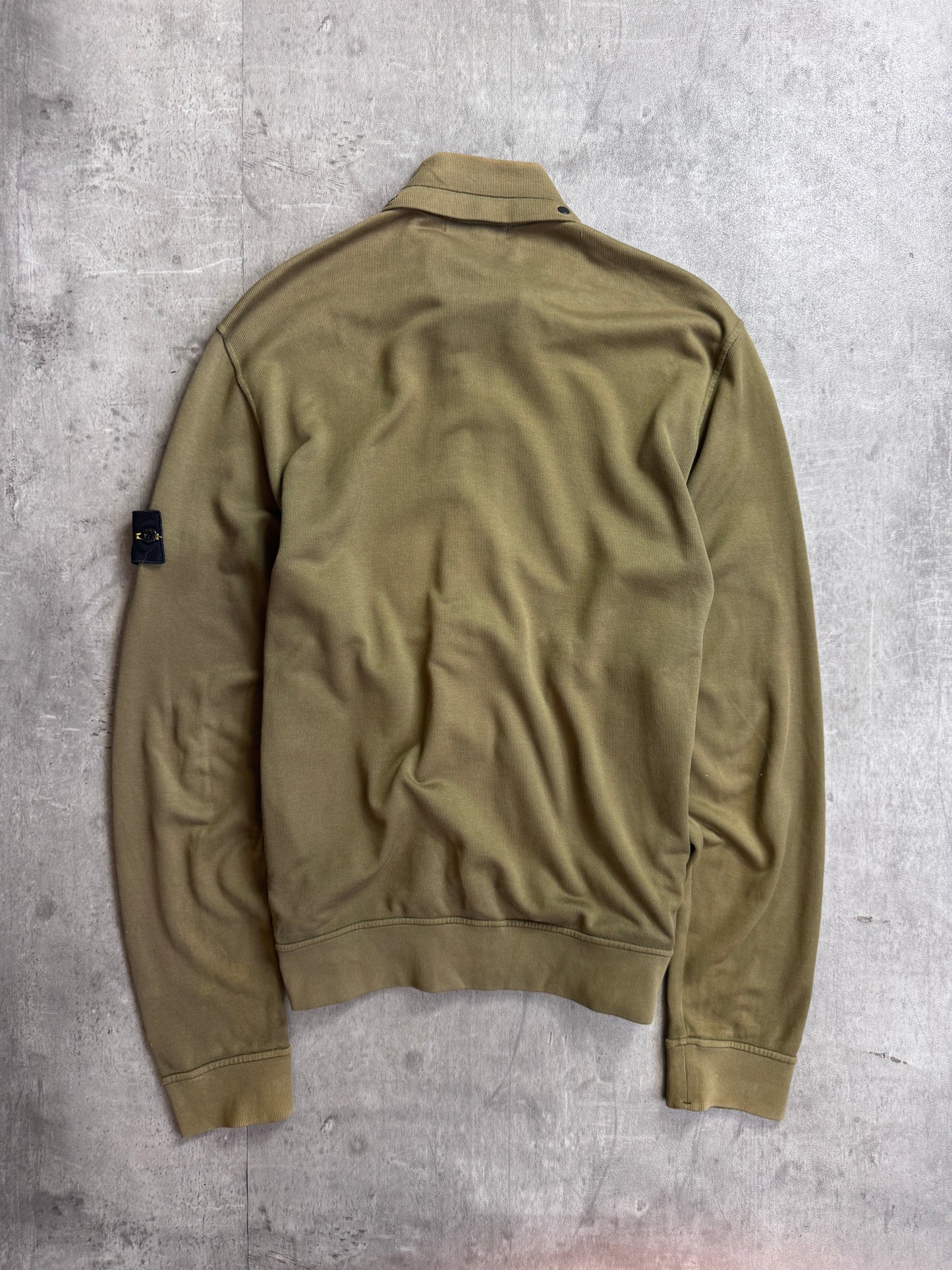 Stone Island S/S 2013 Khaki Full Zip Tech Jumper