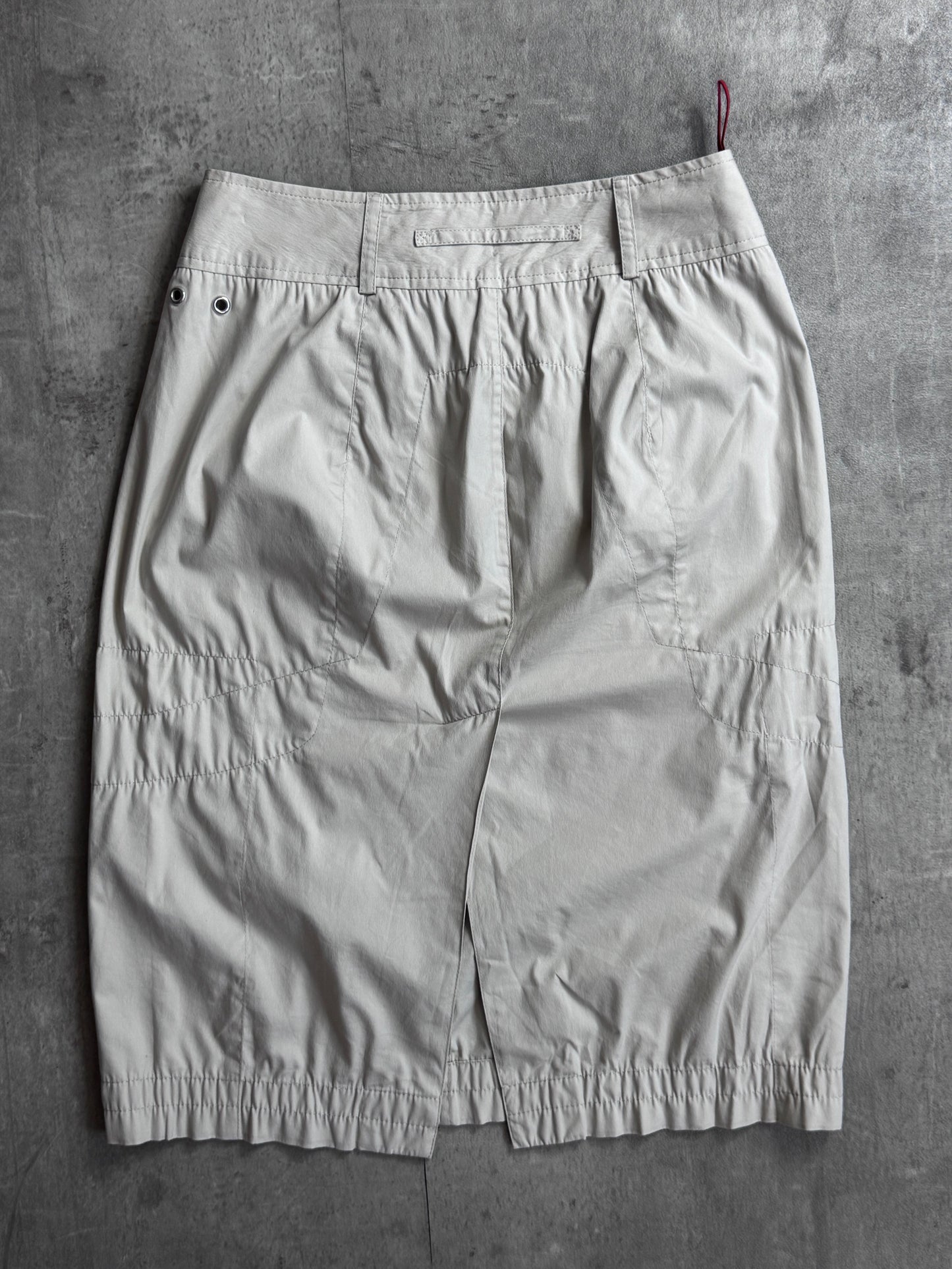 Prada Sport Nylon Stretch Utility Midi Skirt