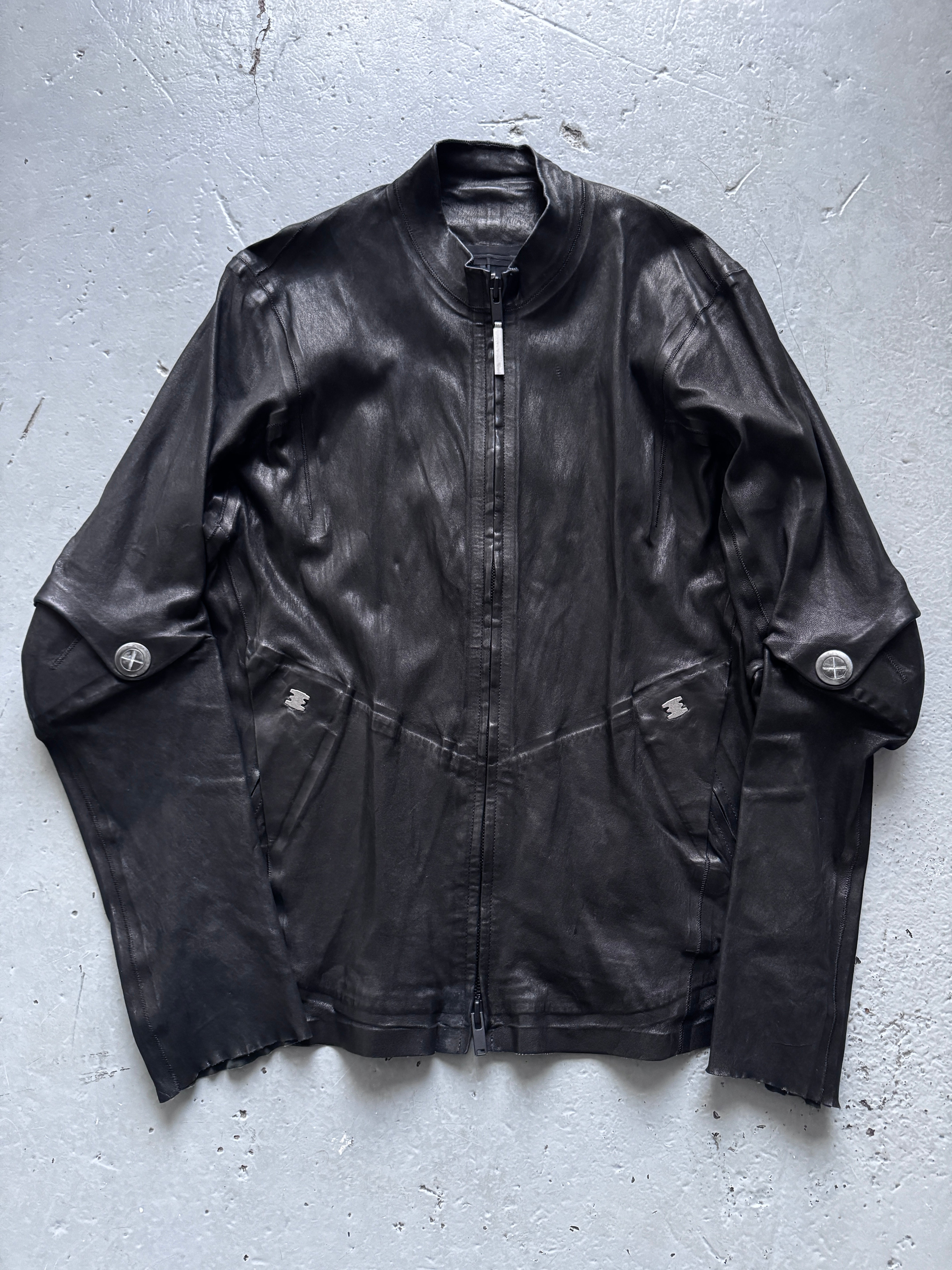 isaac sellam prosthetic elbow spined leather jacket L – Known Source