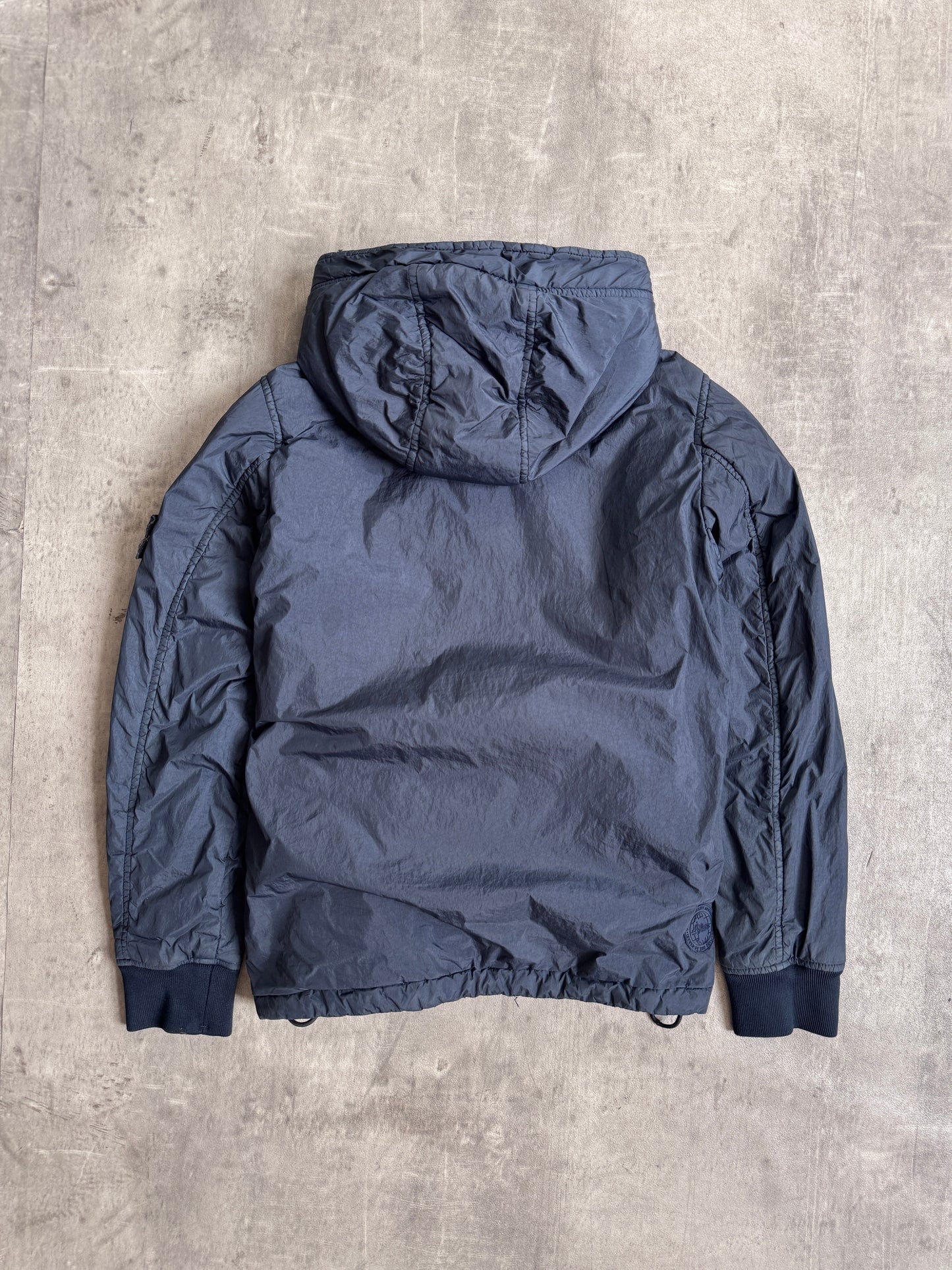 Stone Island Junior A/W 2014 Crinkle Nylon Insulated Navy Jacket