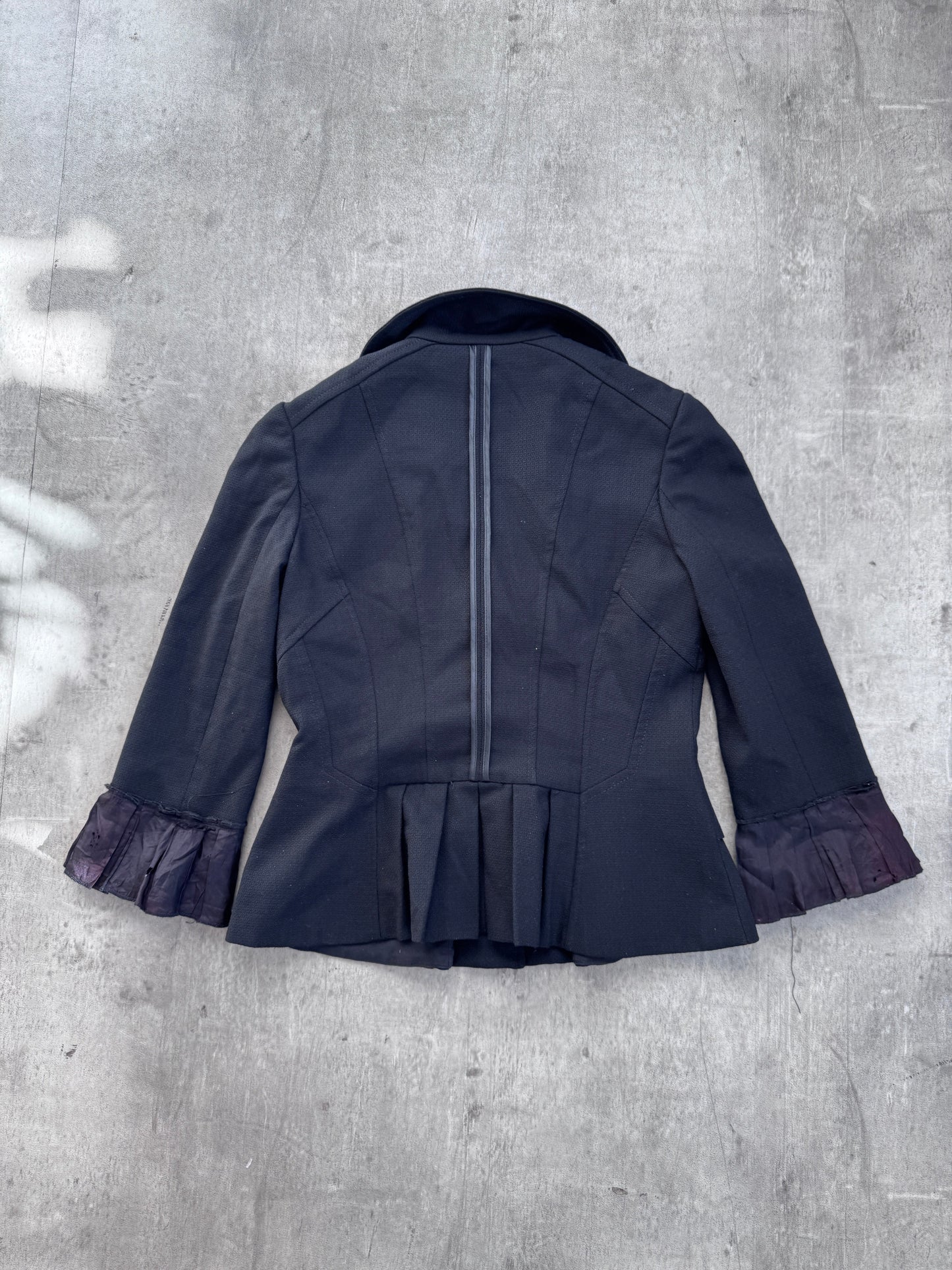 D&G Cotton Frill Sleeve Blazer