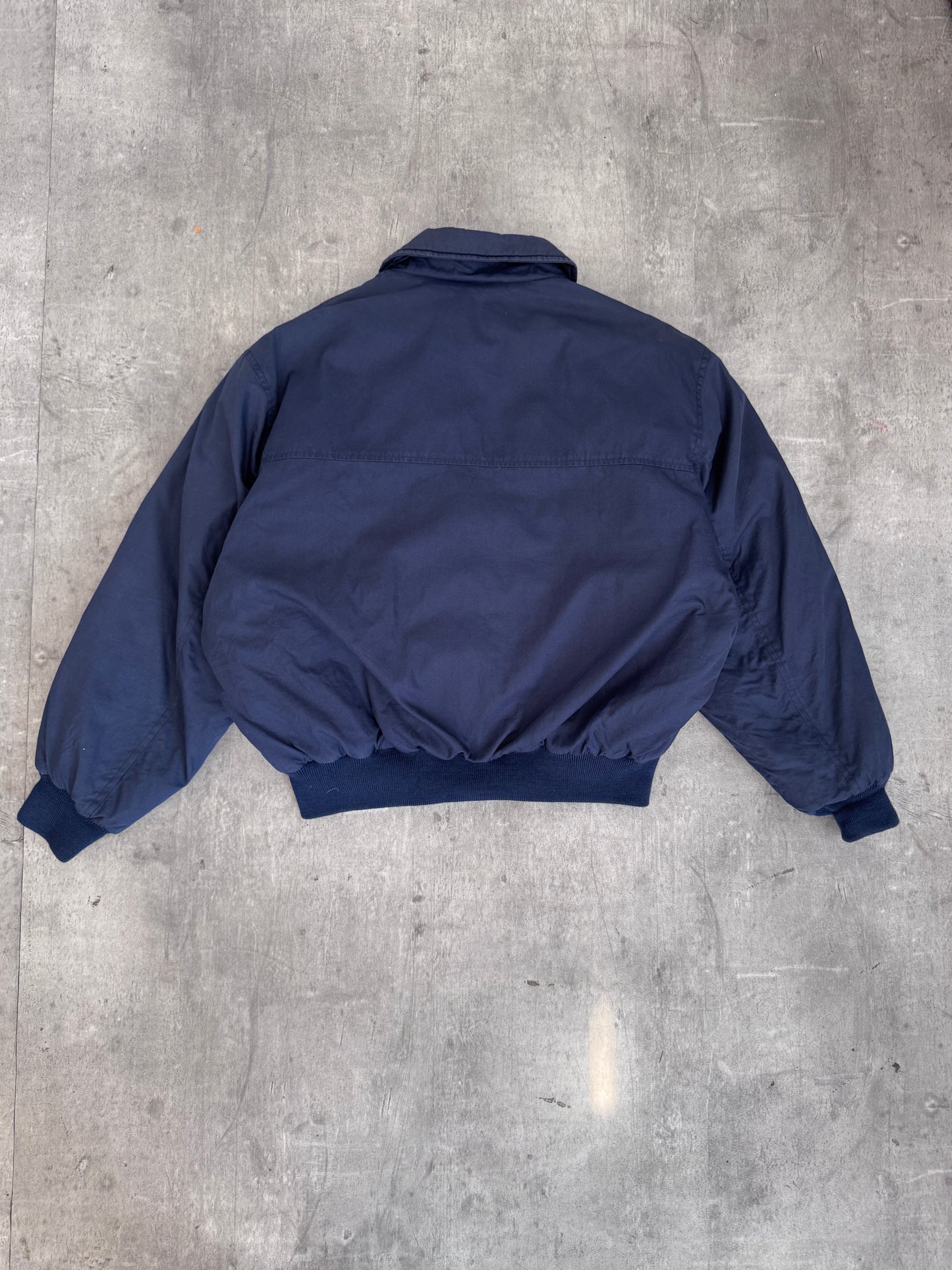 Christian Dior 1980's Navy Patchpocket Bomber Jacket