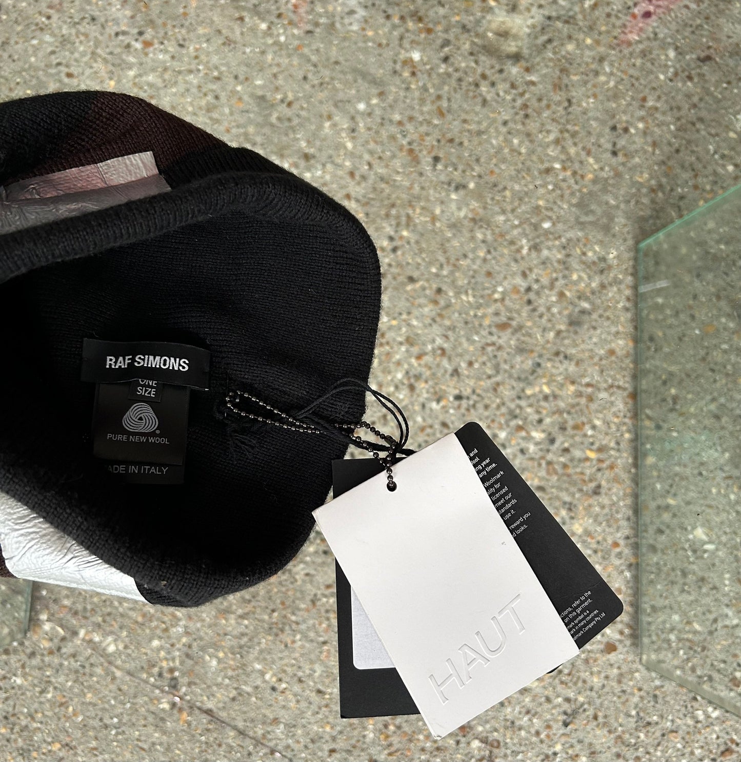 Raf Simons Striped Beanie