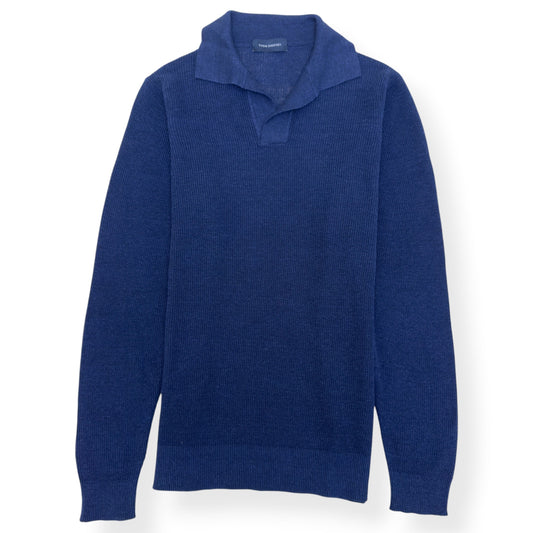 THOM SWEENEY SKIPPER POLO BLUE S | Small, Blue