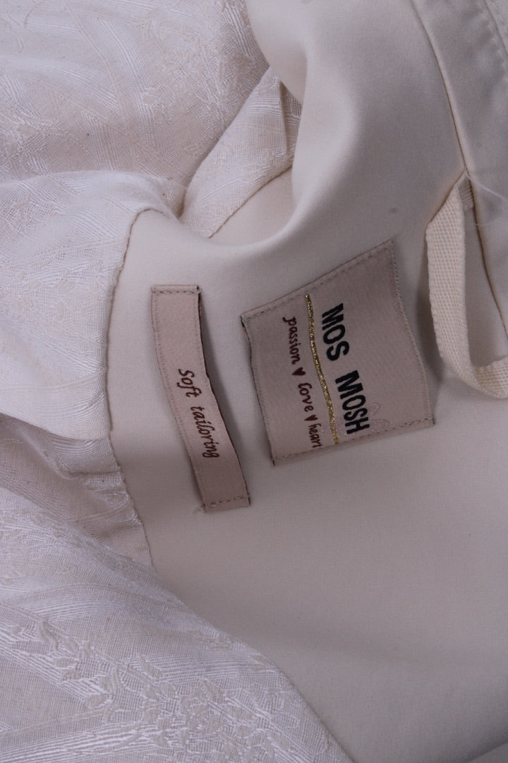 Mos Mosh L/S Tailored Blazer Cream 10 | O/S, Cream