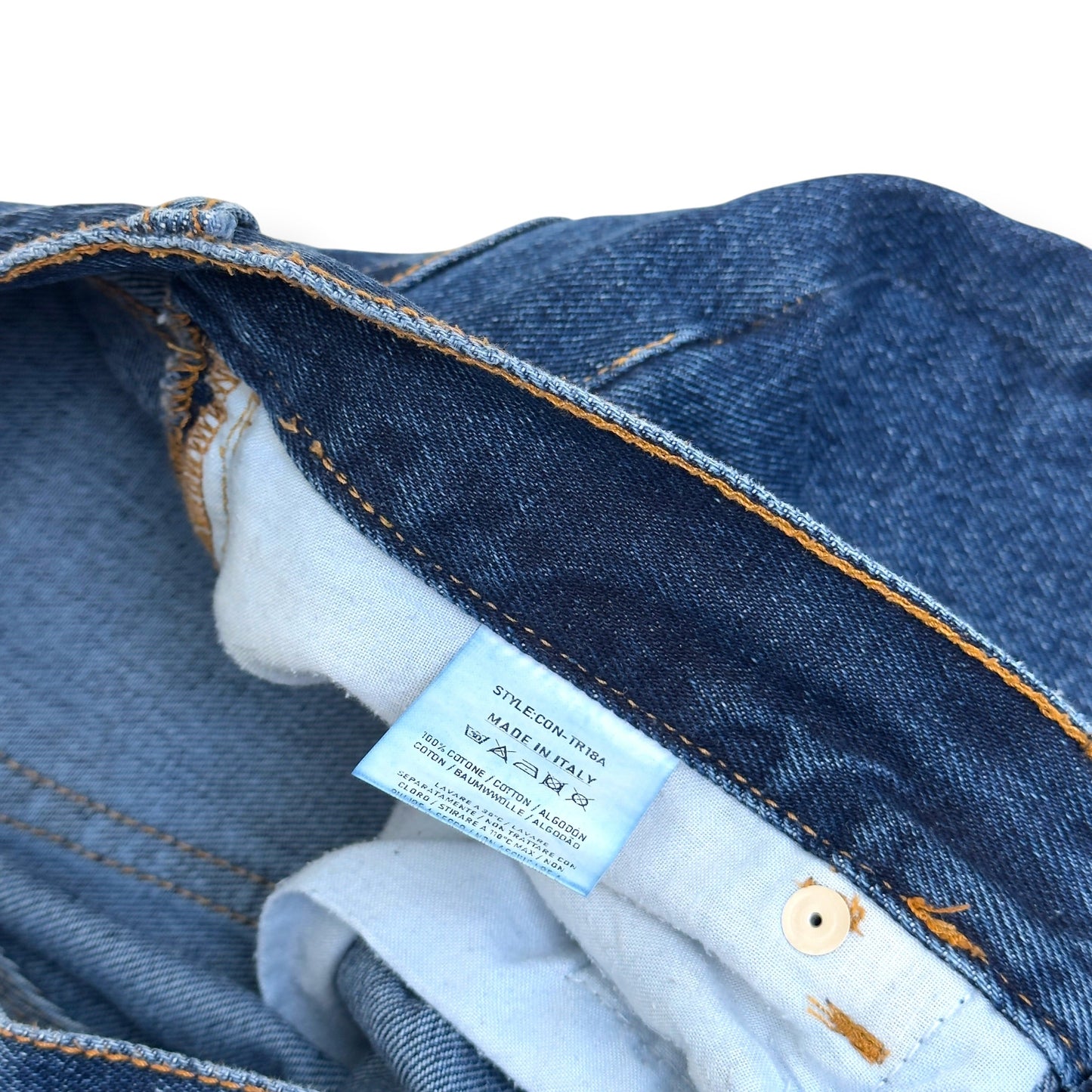 THOM SWEENEY DENIM EASY FIT JEANS BLUE 32 / M | Medium, Blue