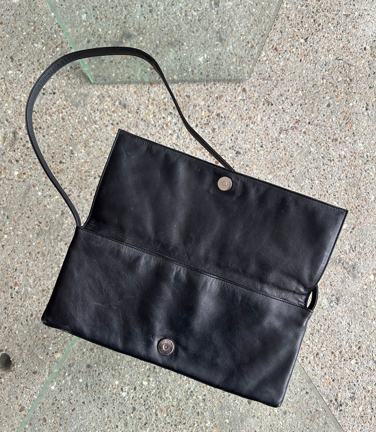 Helmut Lang Leather Envelope Bag