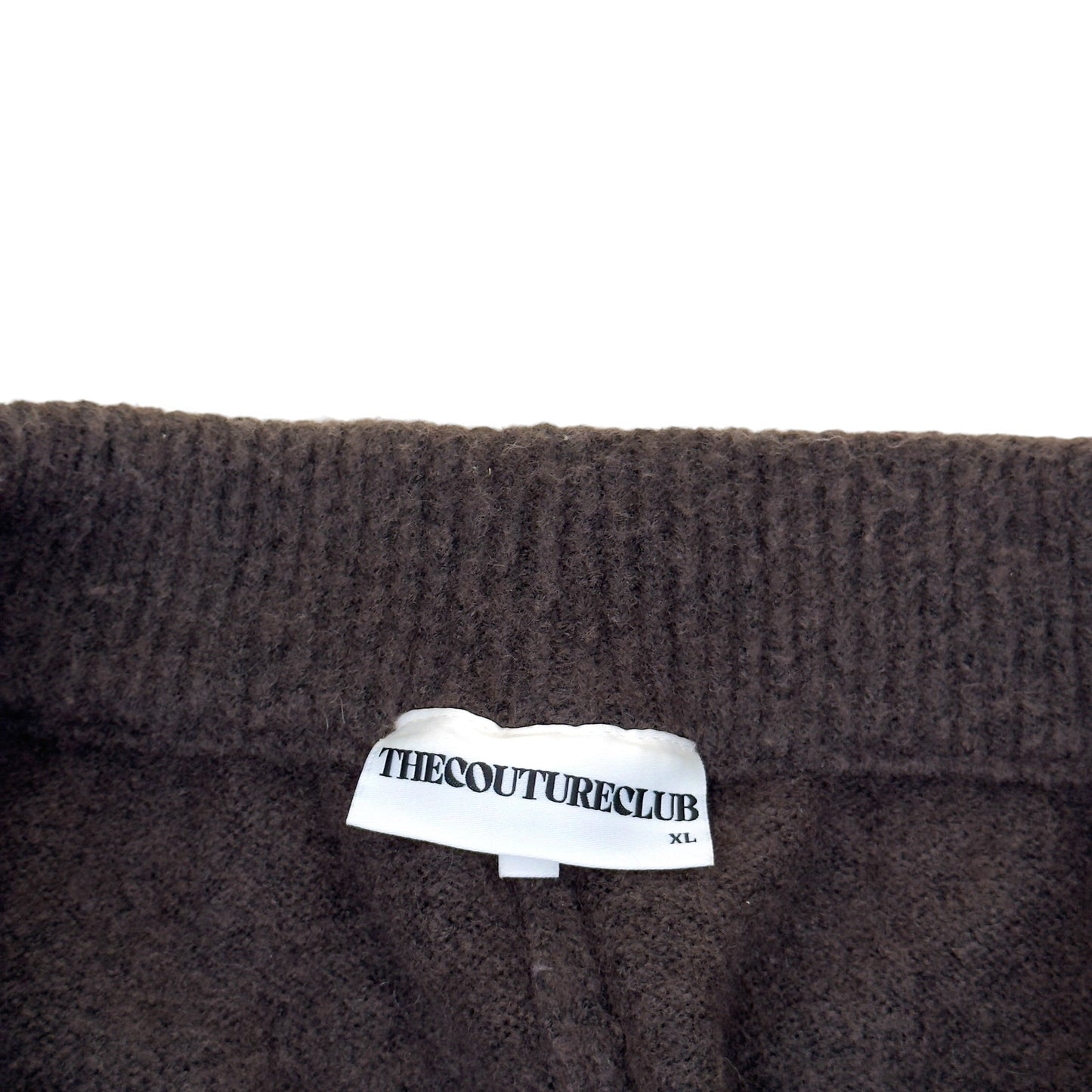 THE COUTURE CLUB FLUFFY JOGGERS BROWN XL | XL, Brown