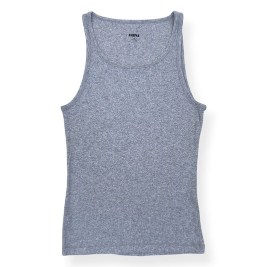 SKIMS RIBBED TANK TOP GREY L | Large, Grey