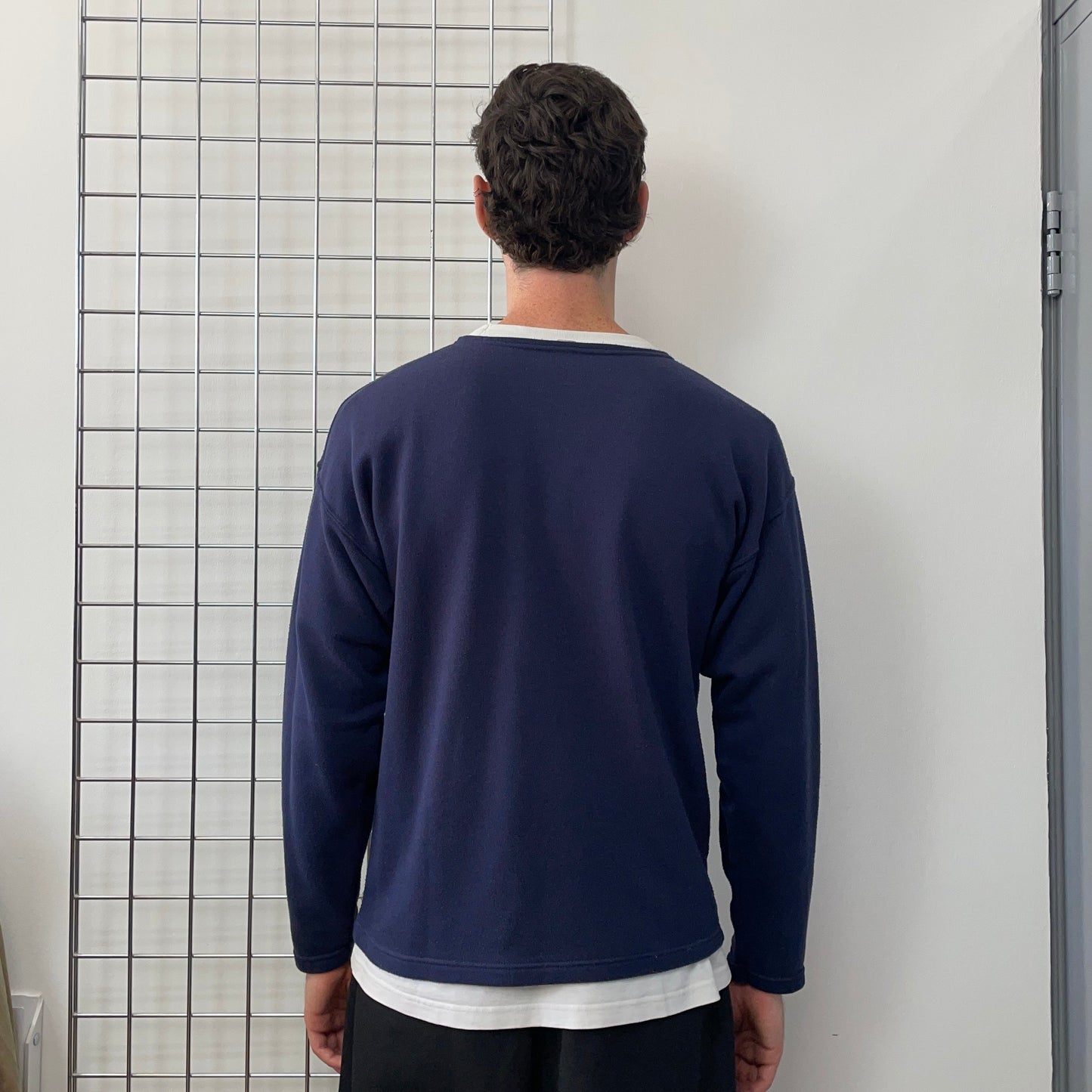 Vintage Navy 90s/00s Sweatshirt | Large, Navy