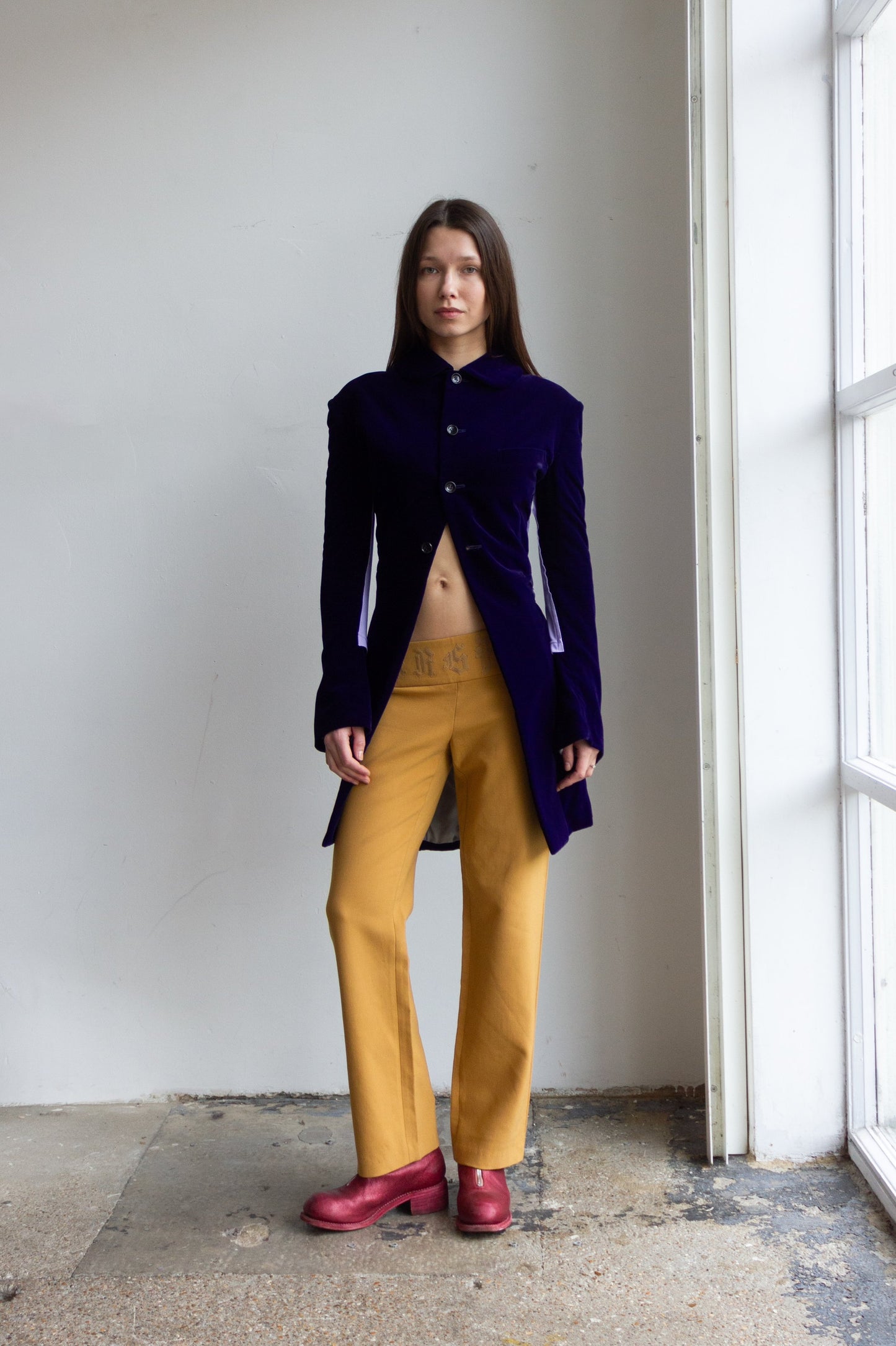 Brand new Comme des Garçons's A/07 Velvet coat