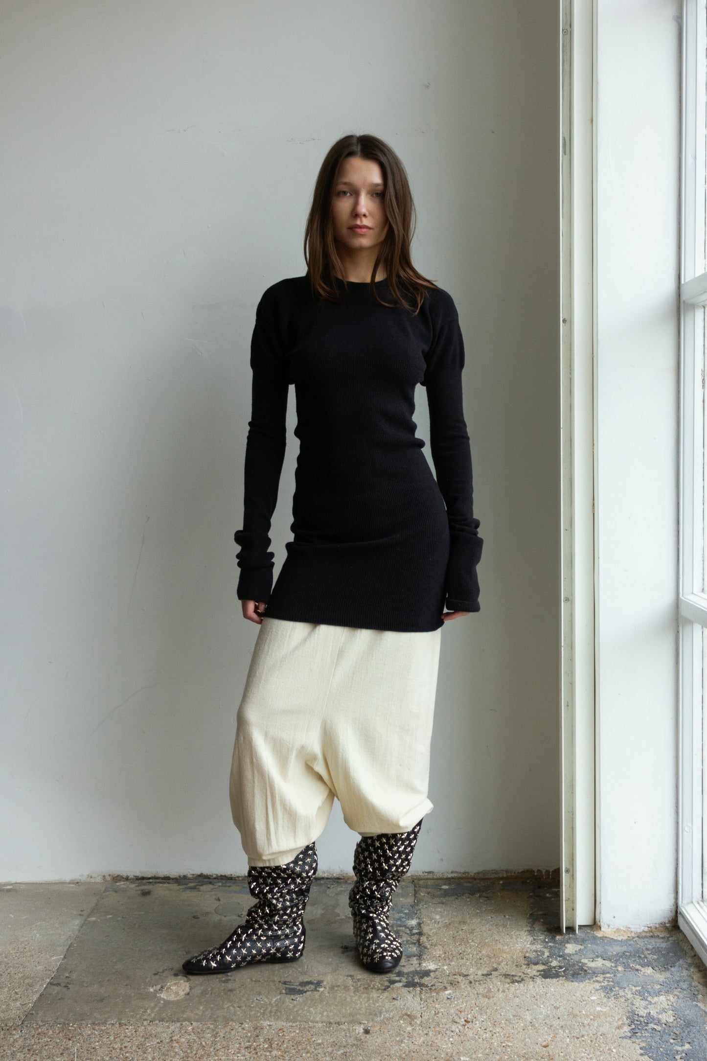 2007 Rick Owens Army long-sleeve Dress