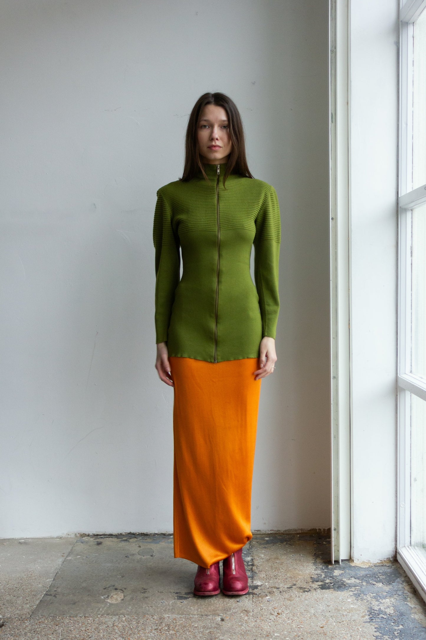 1989 Alaia zip top dress