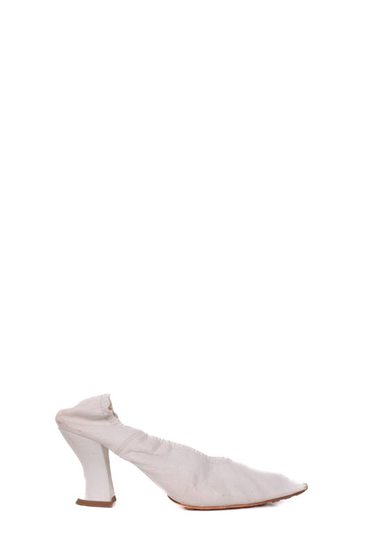 Bottega Veneta Almond Court Heels White 39 | O/S, White