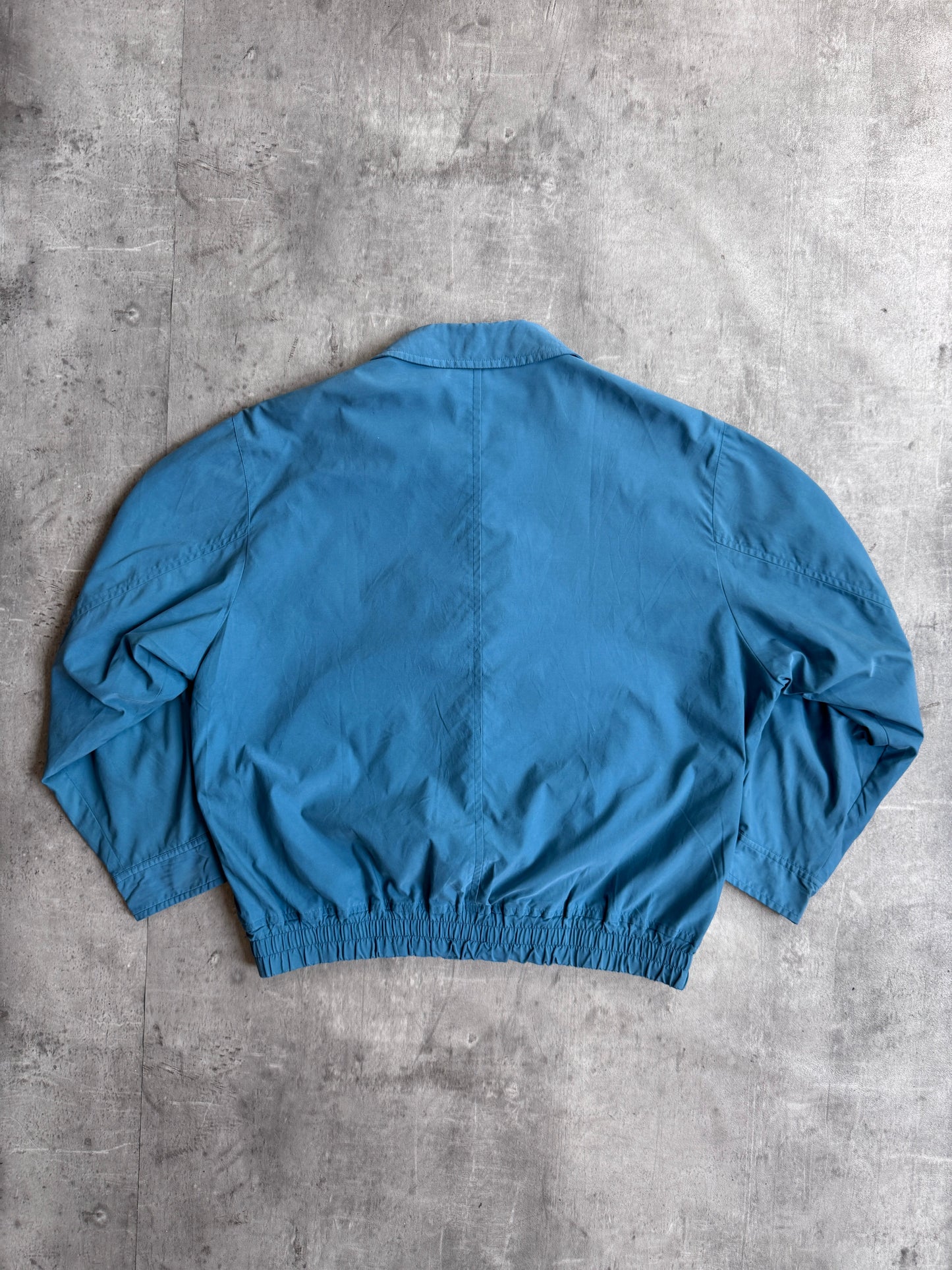 1990's Christian Dior Teal Blue Bomber Blouson
