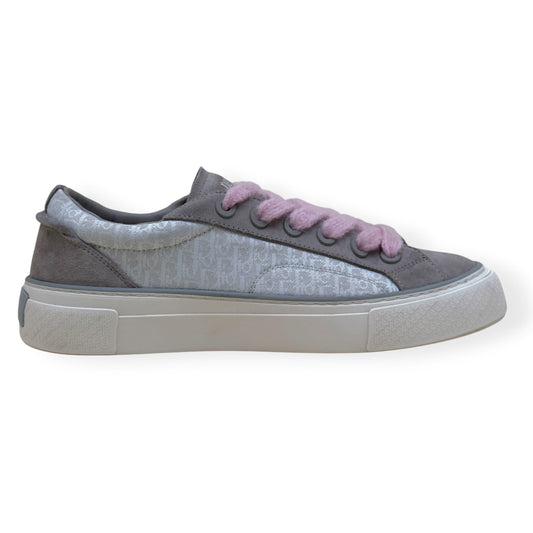 DIOR B33 OBLIQUE SNEAKER GREY / PINK 44 / UK10 | UK 10, Grey