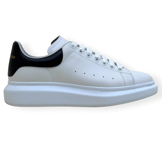 ALEXANDER MCQUEEN OVERSIZED LEATHER SNEAKER WHITE / BLACK 43.5 / UK9.5 | UK 9.5, Black