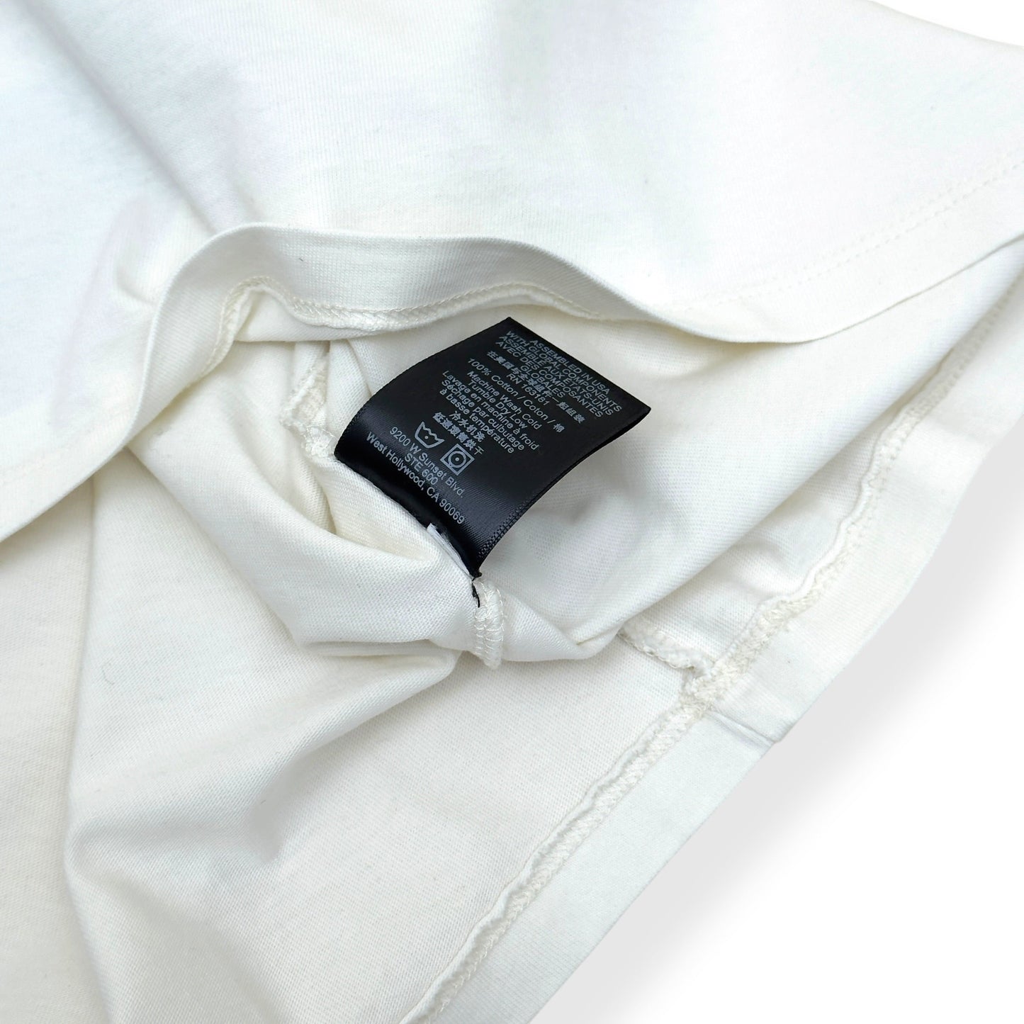 RHUDE GRAND CRU T-SHIRT VINTAGE WHITE XL | XL, White
