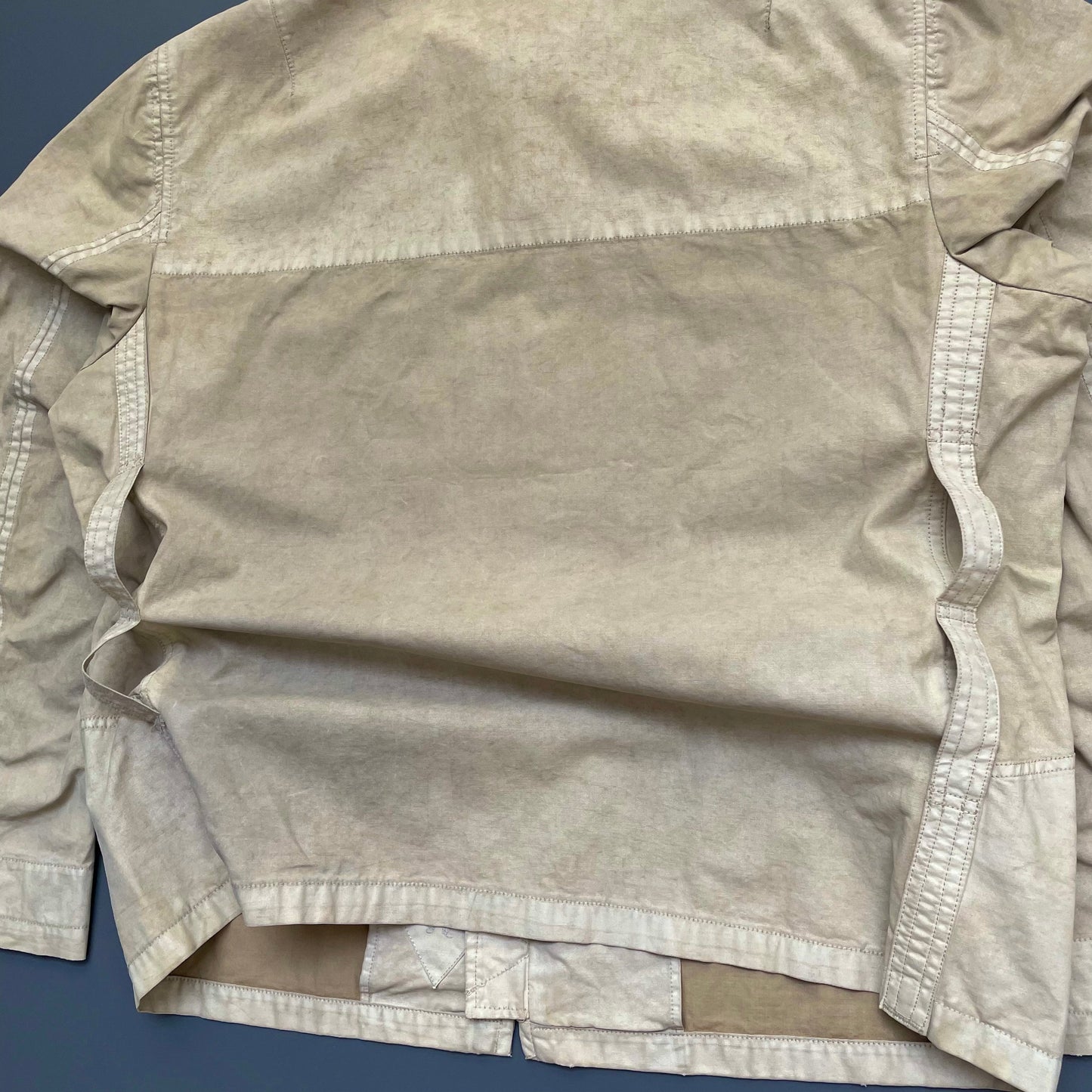 C.P. Company Beige SS03 Wax Harrington Jacket | X-Large, Beige
