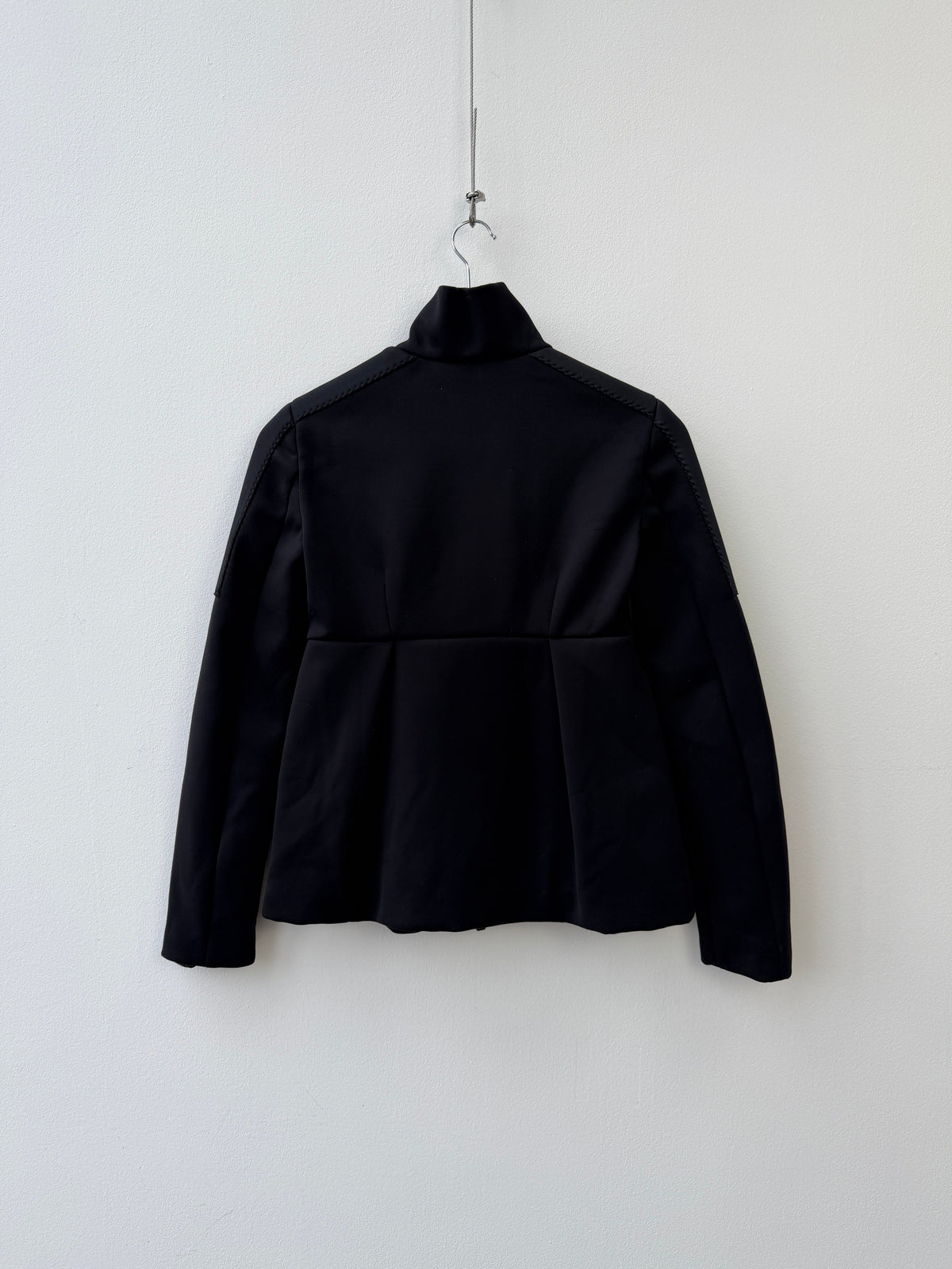 Prada 2015 Panel & Pleat Technical Jacket | Small, Red