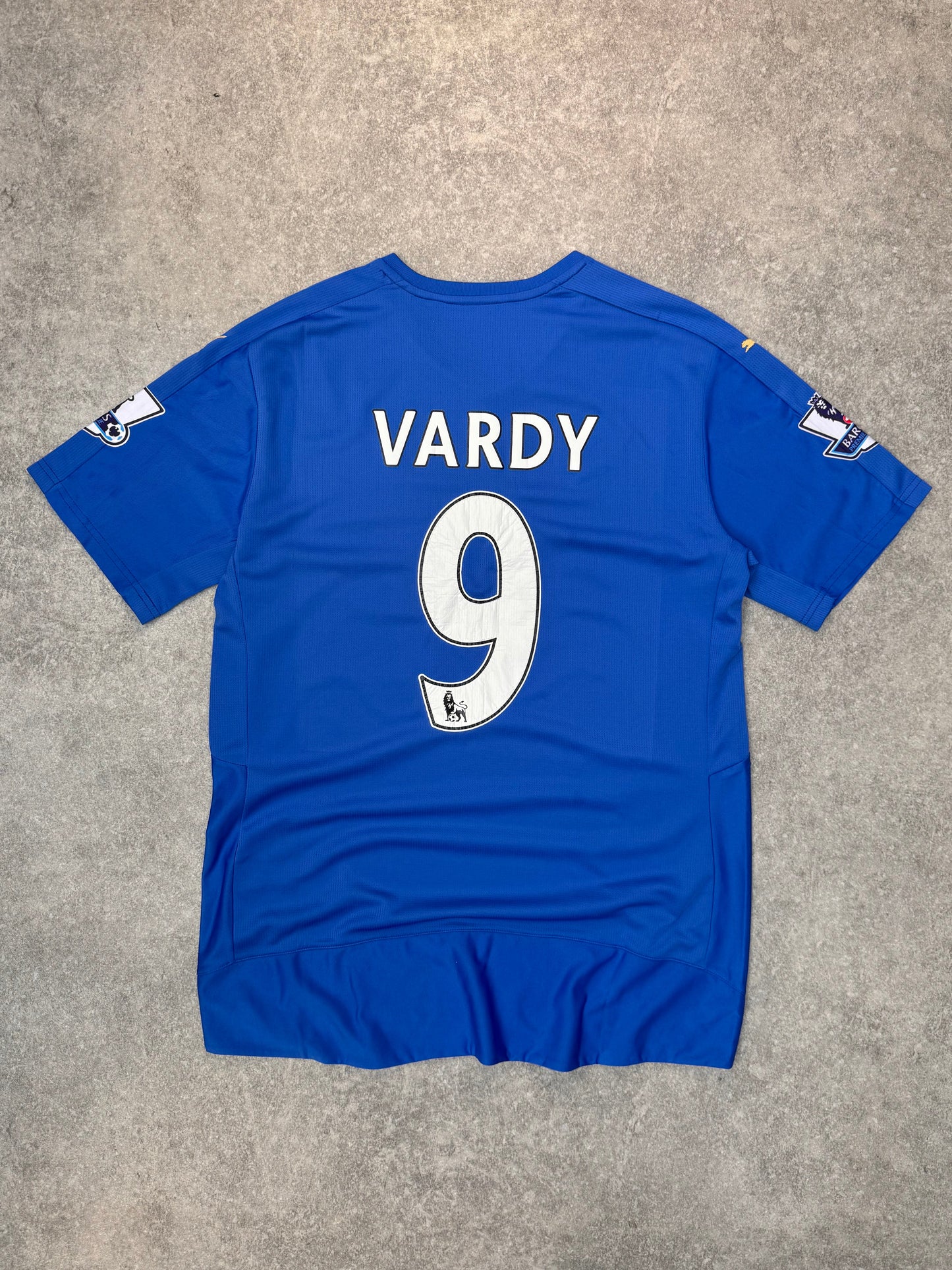 2015/16 Puma x Leicester City 'Vardy 9' Home Football Shirt