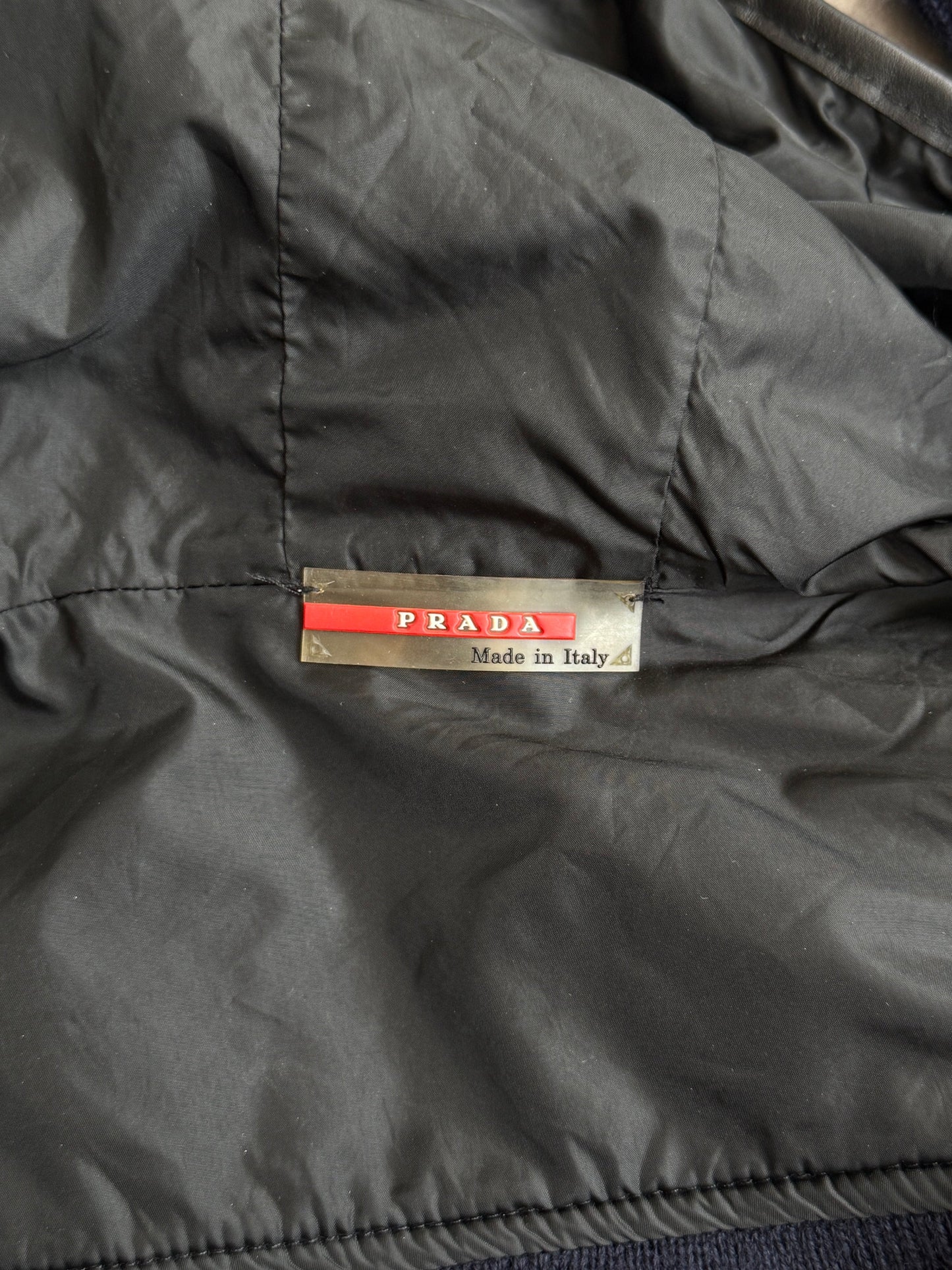 Prada Hybrid Knit Hoodie