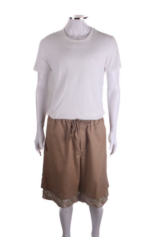 Loewe x Paula's Ibiza Layered Logo Hem Shorts Beige/ Cream XL | XL, Multicoloured