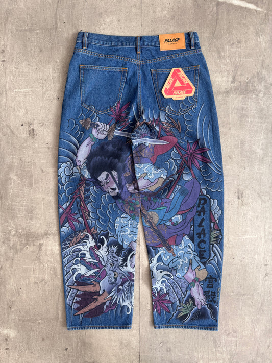 PALACE SUSANOO P90 JEAN INDIGO WASH
