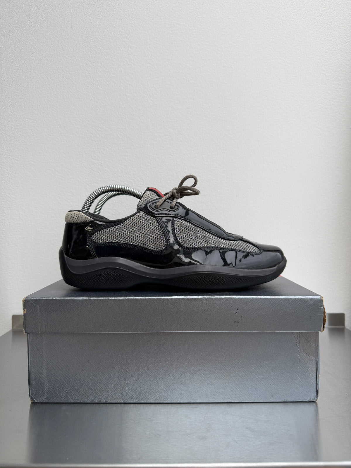Prada Sport 2011 Patent Leather America's Cup Trainers | MEDIUM, Red