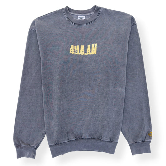 FOUR:FIFTEEN.AM GRAPHIC PRINT FADED SWEATSHIRT GREY XL | XL, Grey