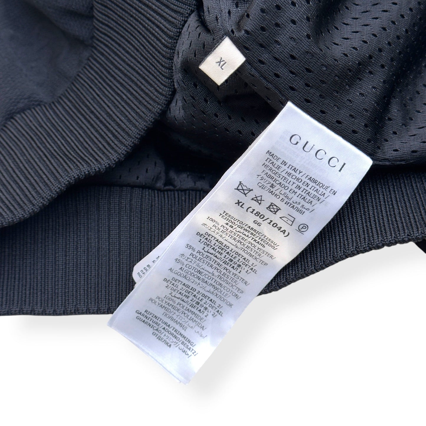 GUCCI GG JACQUARD TRACK JACKET BLACK XL | XL, Black