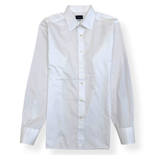 ZEGNA 100FILI COTTON SHIRT WHITE M | Medium, White