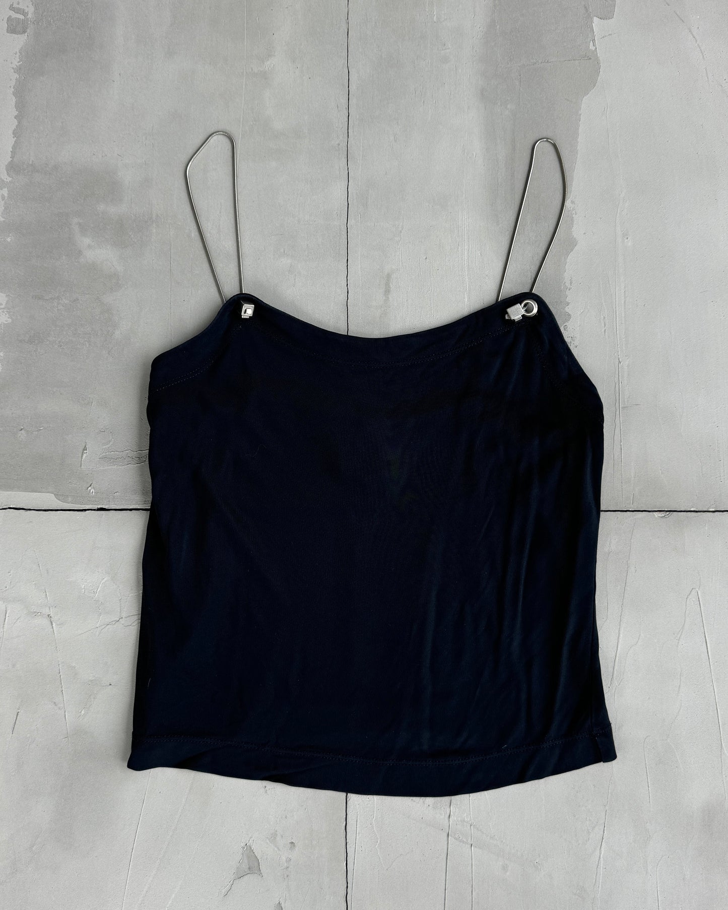 Versace Jeans Couture Black Vest Top - S | S/M, Black